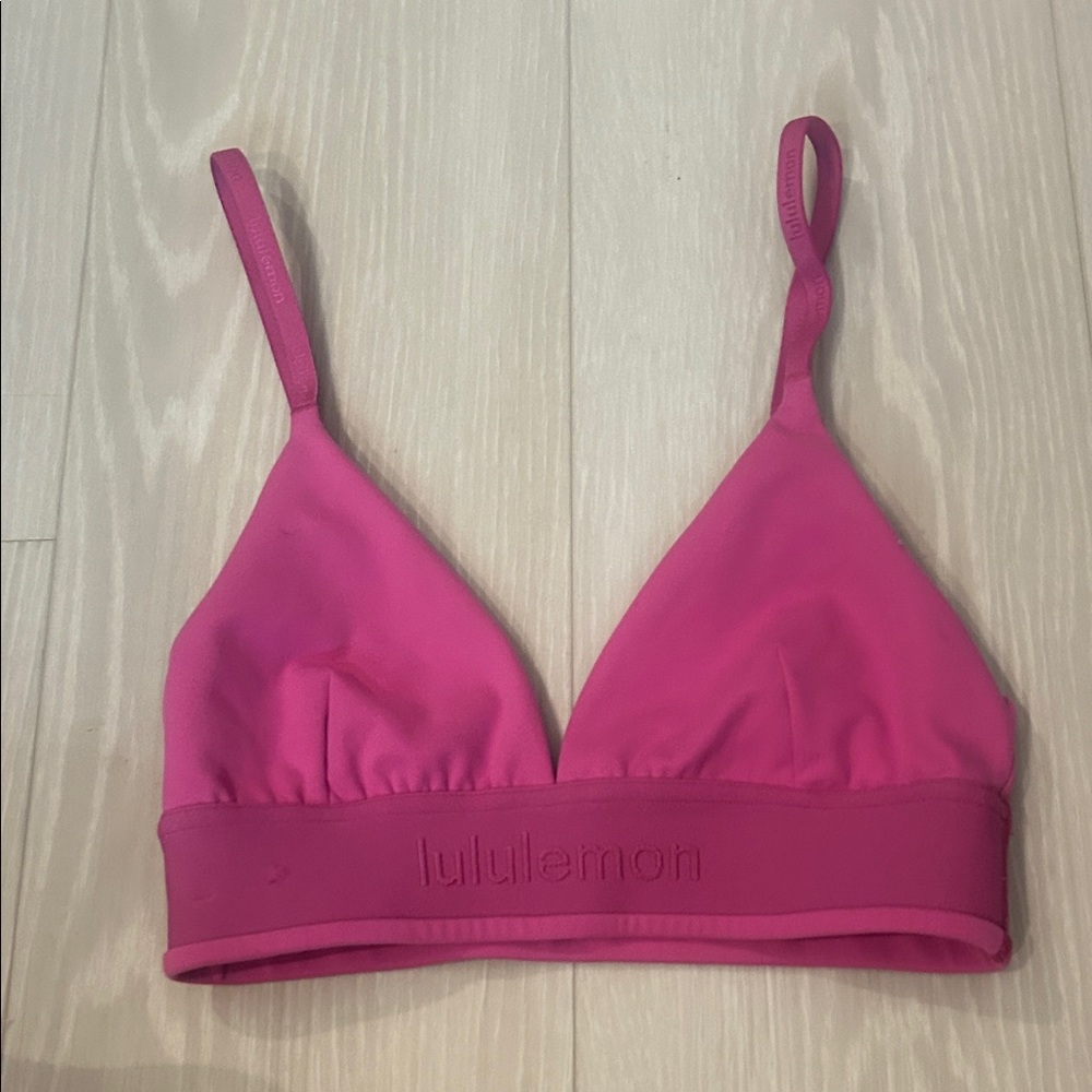 lululemon athletica Vibrant Pink Bra